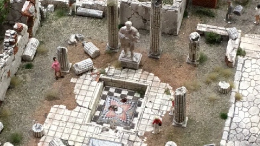 Miniaturwunderland Italien mit der Stadt Pompeji Miniaturwunderland Pompeji